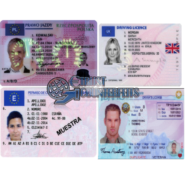 Fake And Real Drivers Licence